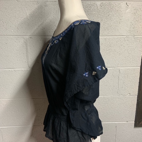 3/$20 SALE!!! Lovely American Eagle Peasant Top Size M - Picture 4 of 4